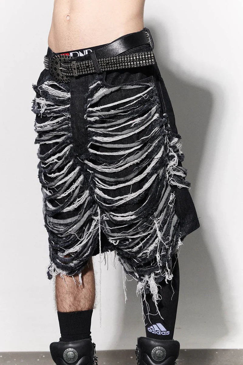 FRAGMENT HEAVY DENIM SHORTS