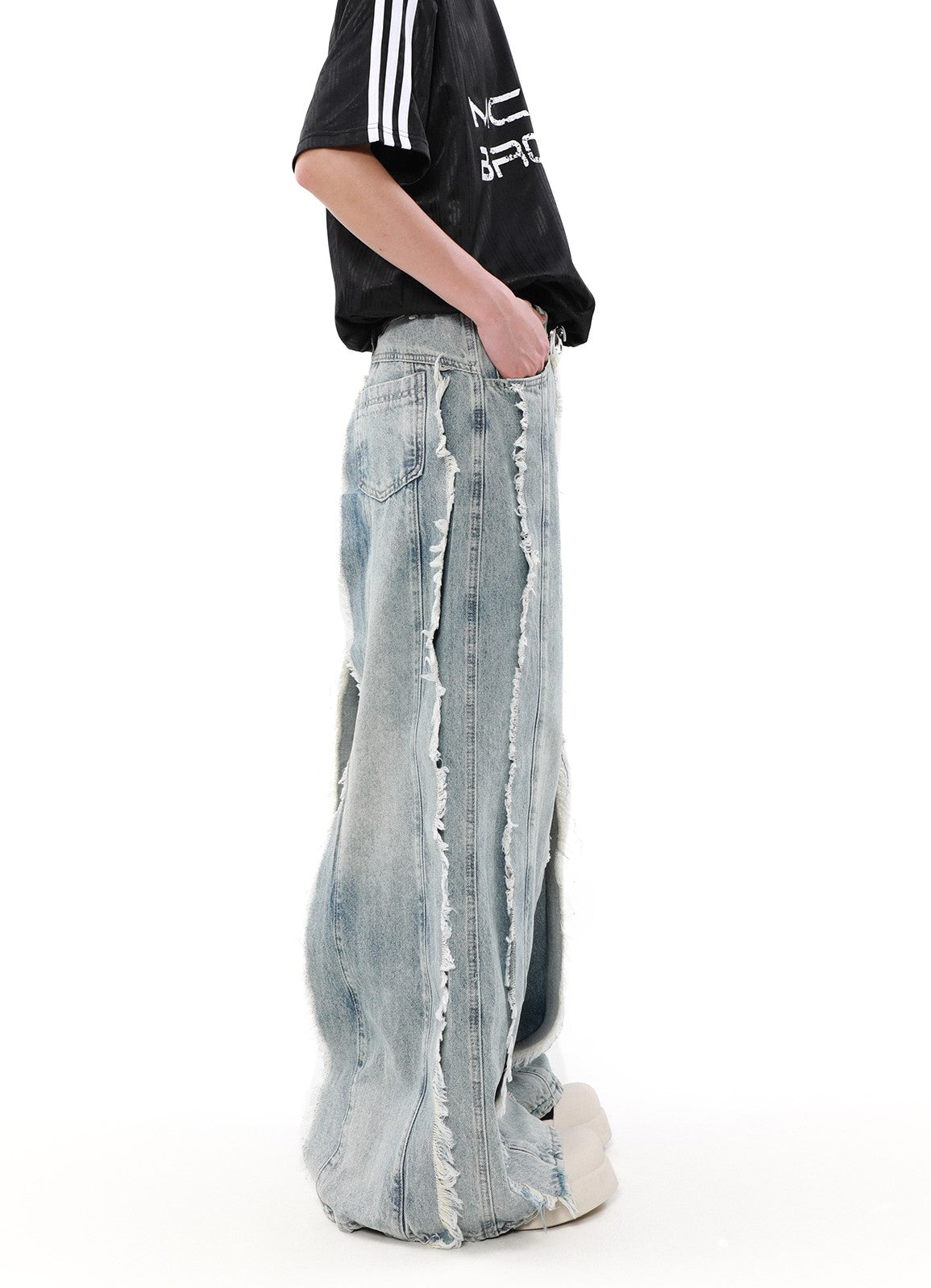 FARWIDED SLACKS DENIM