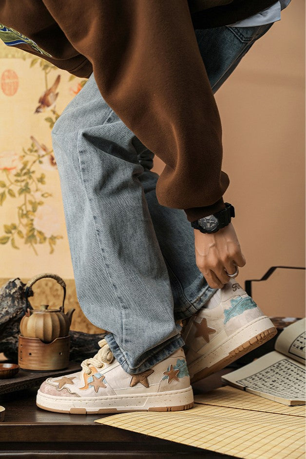 STAR PATCH VINTAGE ROPELACE SNEAKERS