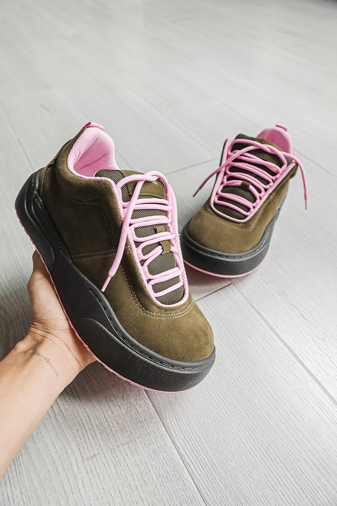 CHUNKY MOSS TRAIL SNEAKERS