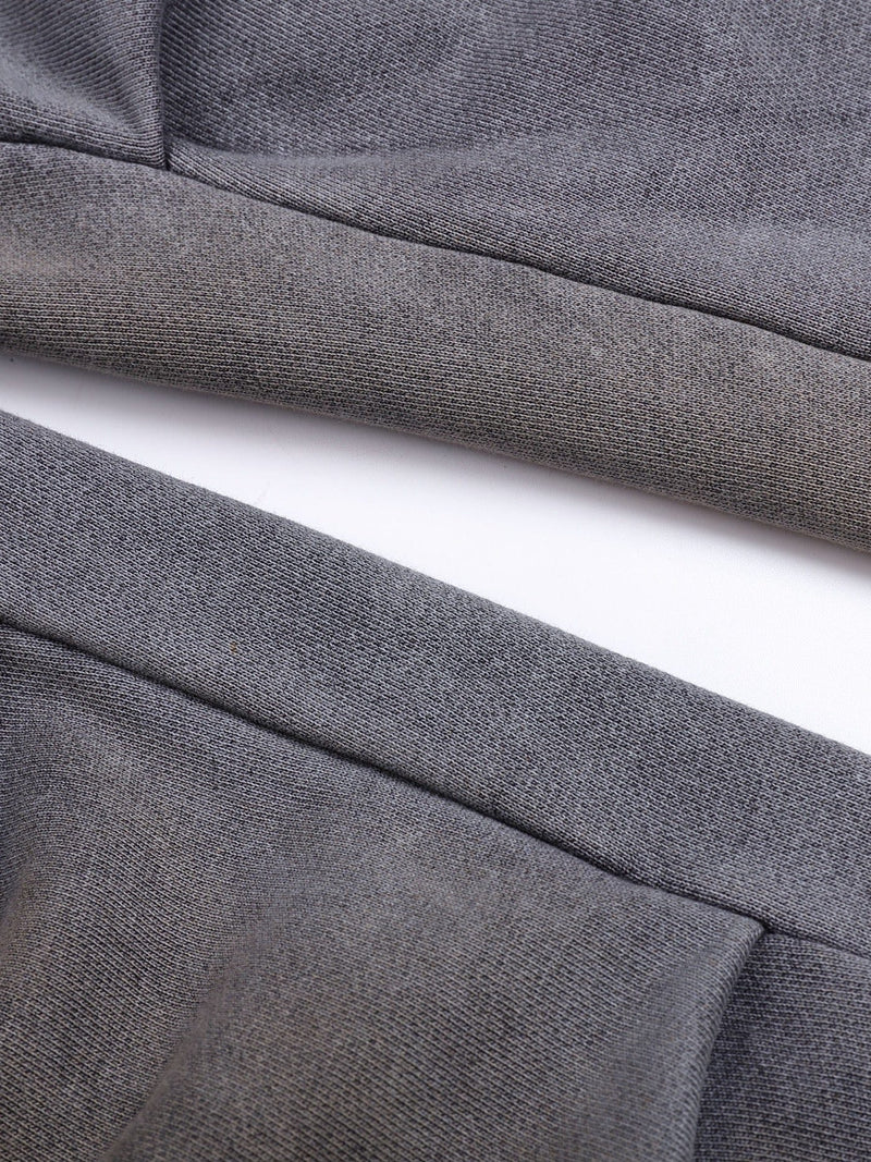 Distressed Crinkled Baggy Sweatpants