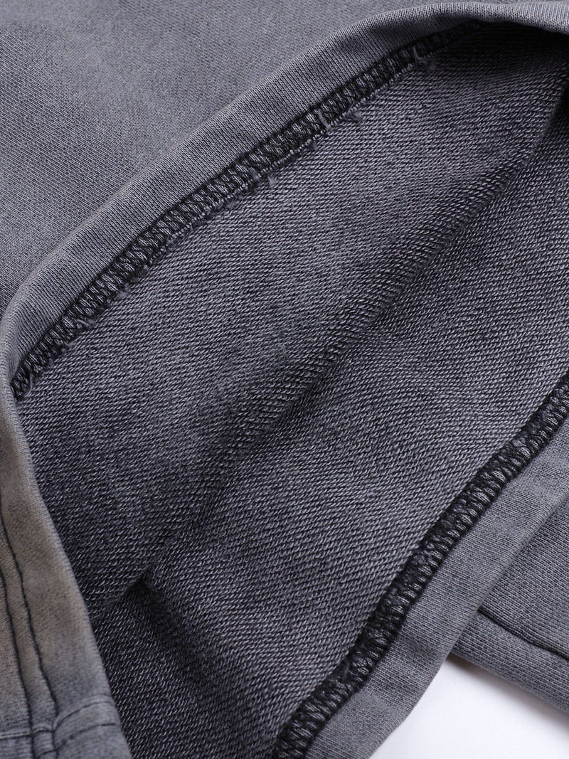 Distressed Crinkled Baggy Sweatpants