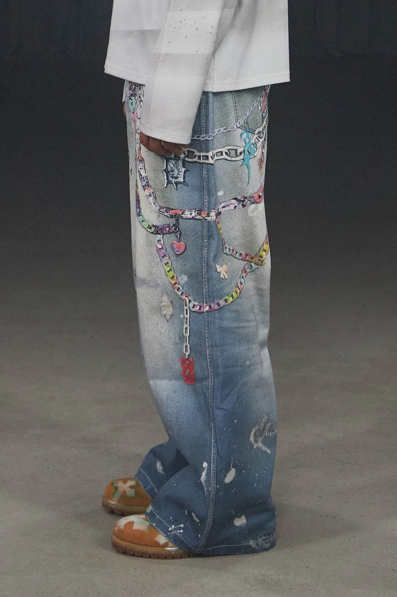 CAPTIVE CHAIN BAGGY PANTS