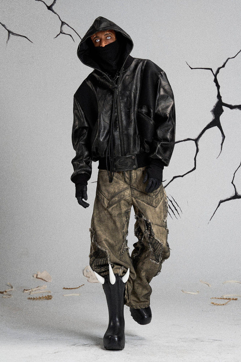 Mutation Distressed Fungal Invasion Machete Pants