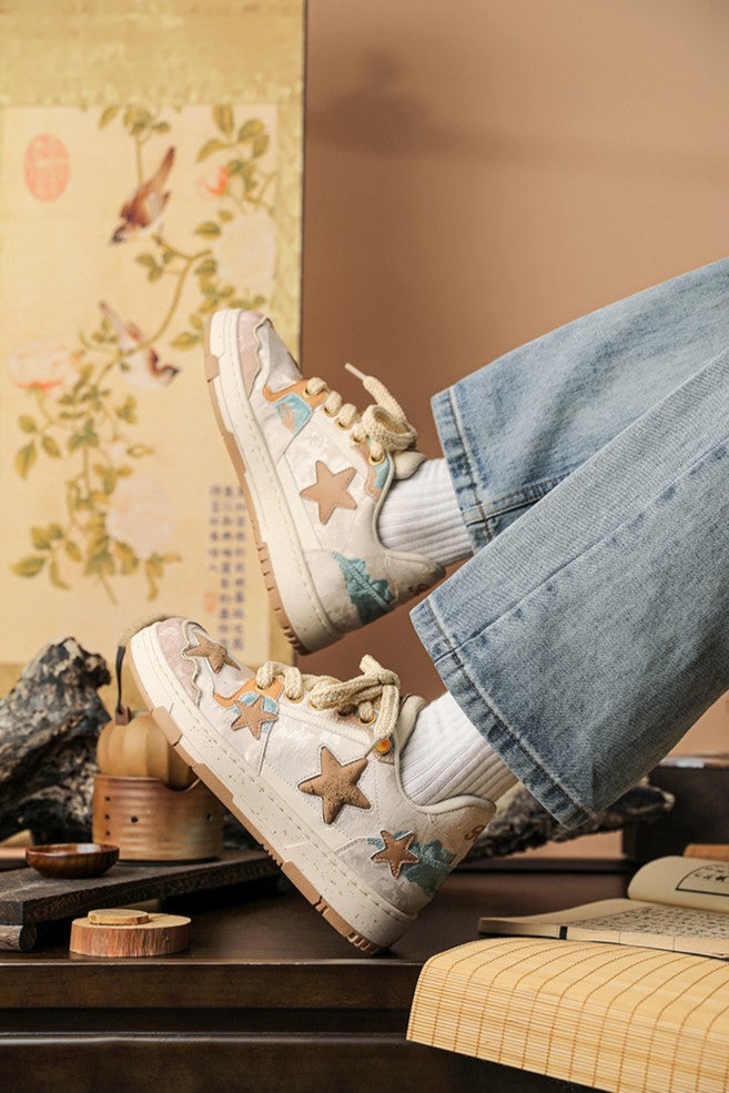 STAR PATCH VINTAGE ROPELACE SNEAKERS
