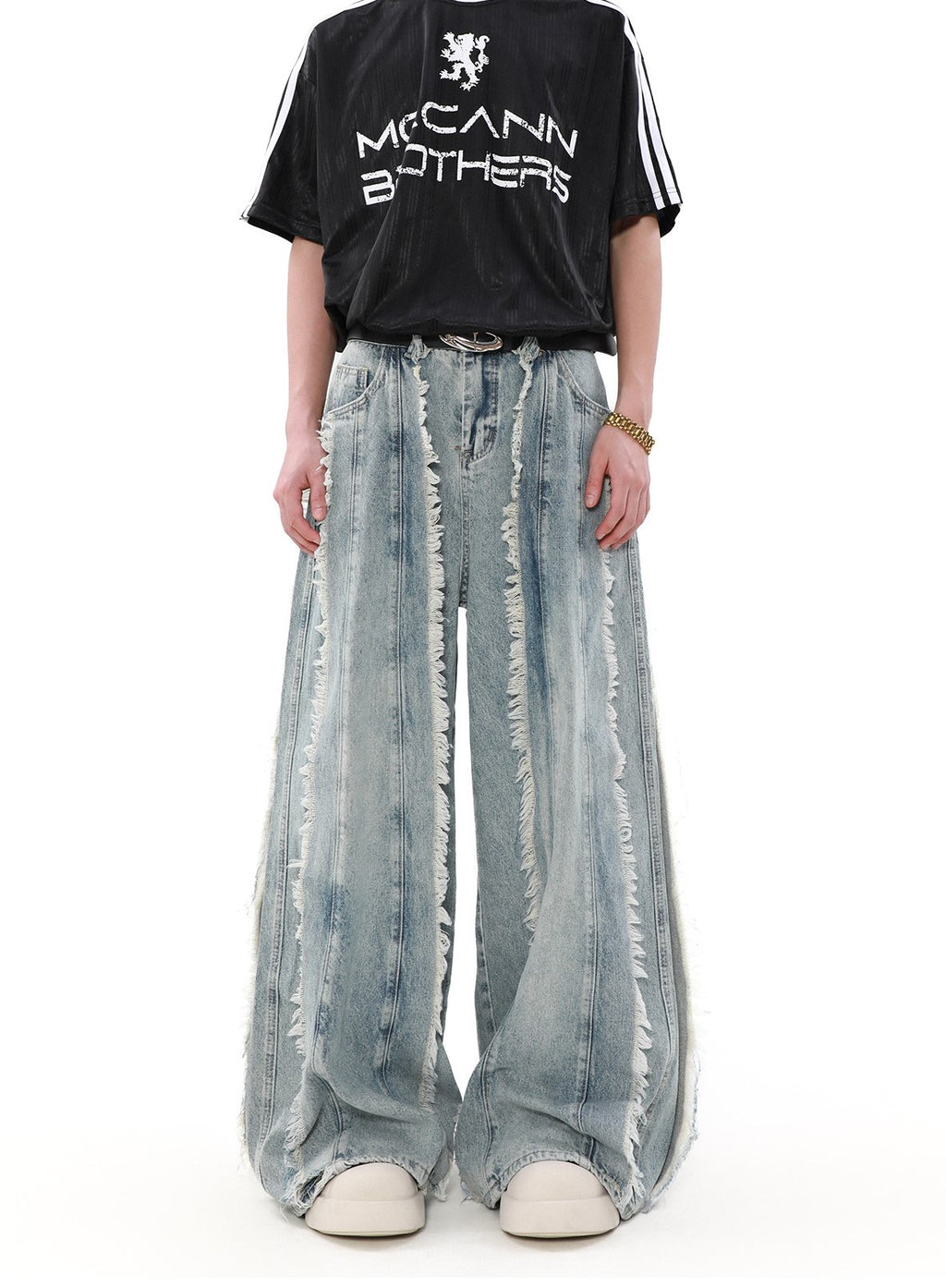 FARWIDED SLACKS DENIM