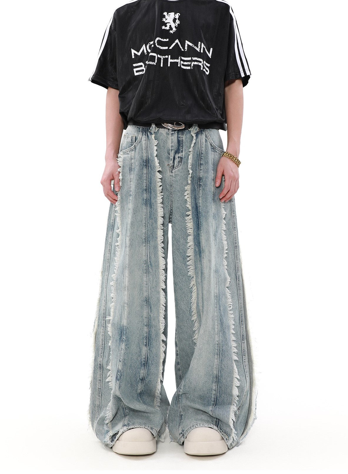 FARWIDED SLACKS DENIM