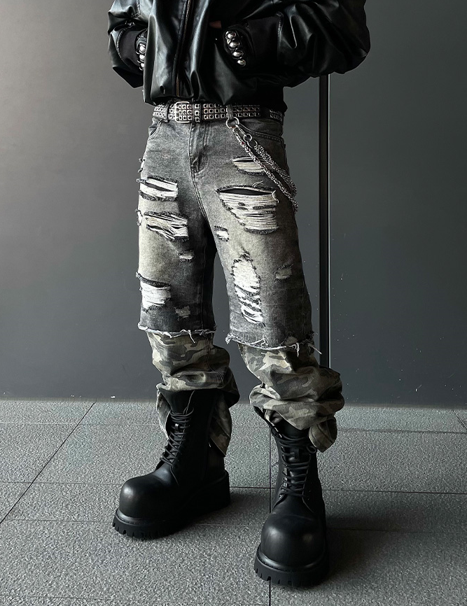 FUSION CAMO DENIM PANTS