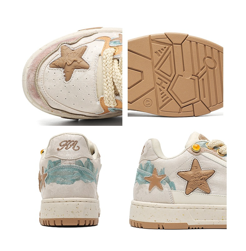 STAR PATCH VINTAGE ROPELACE SNEAKERS