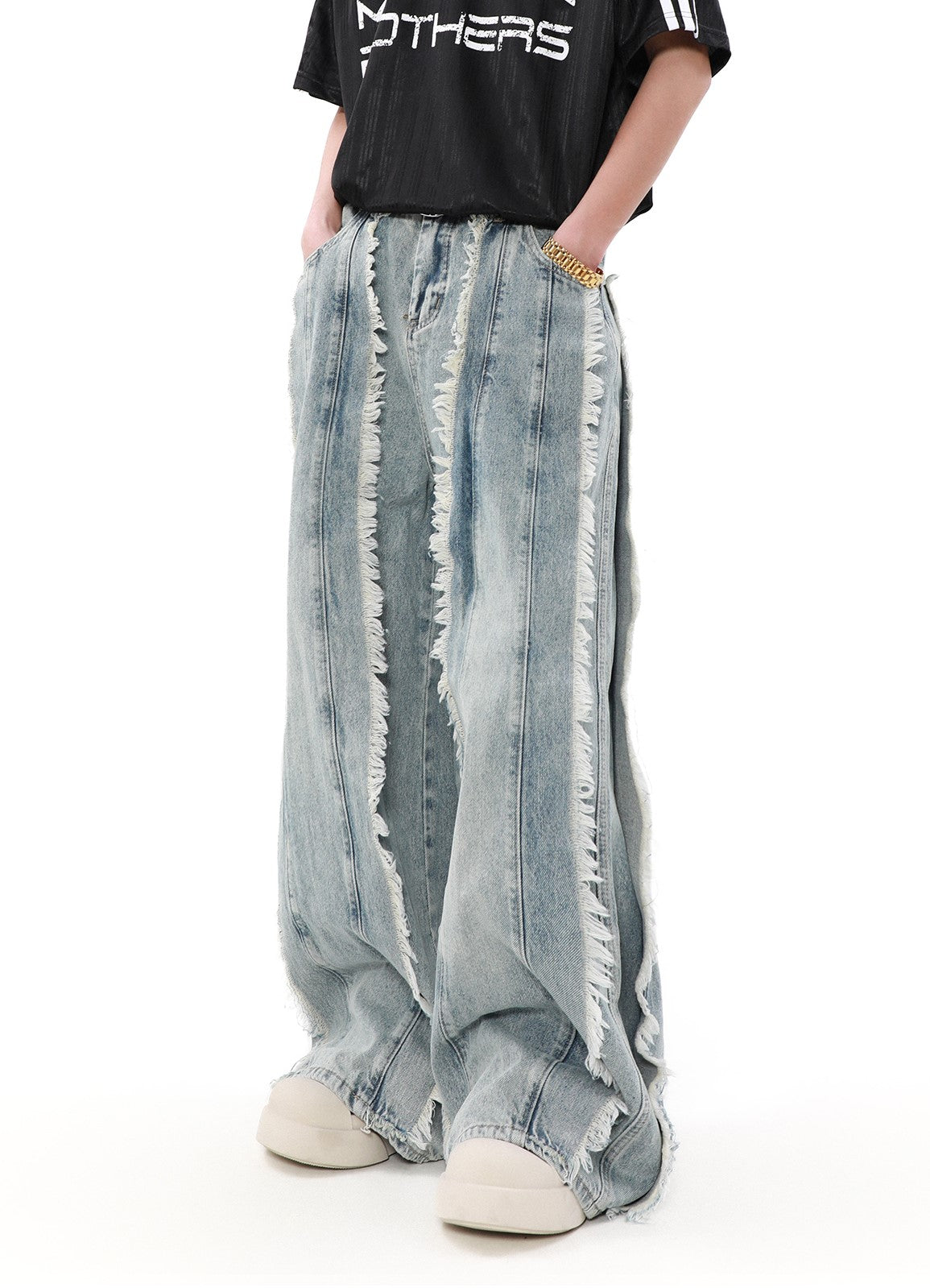 FARWIDED SLACKS DENIM