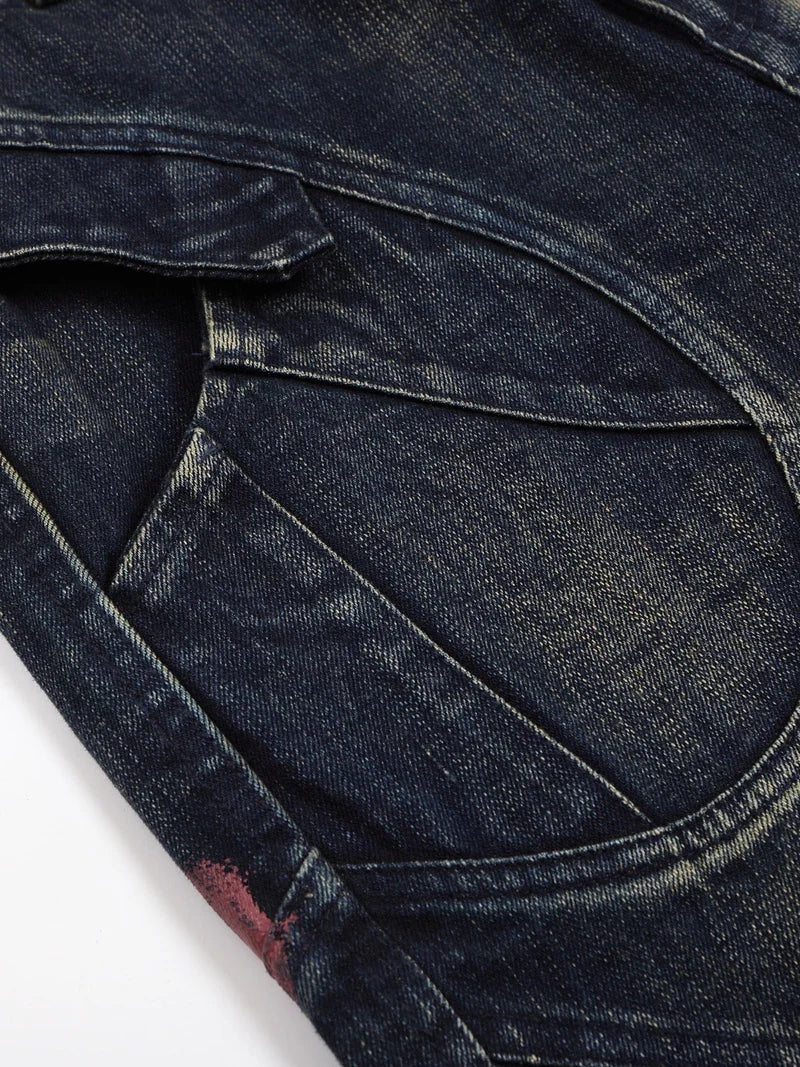 NUCLEAR BAGGY DENIM PANTS