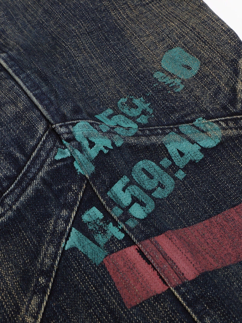NUCLEAR BAGGY DENIM PANTS