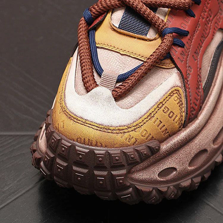 STITCHING LETTER PLATFFOM SNEAKER