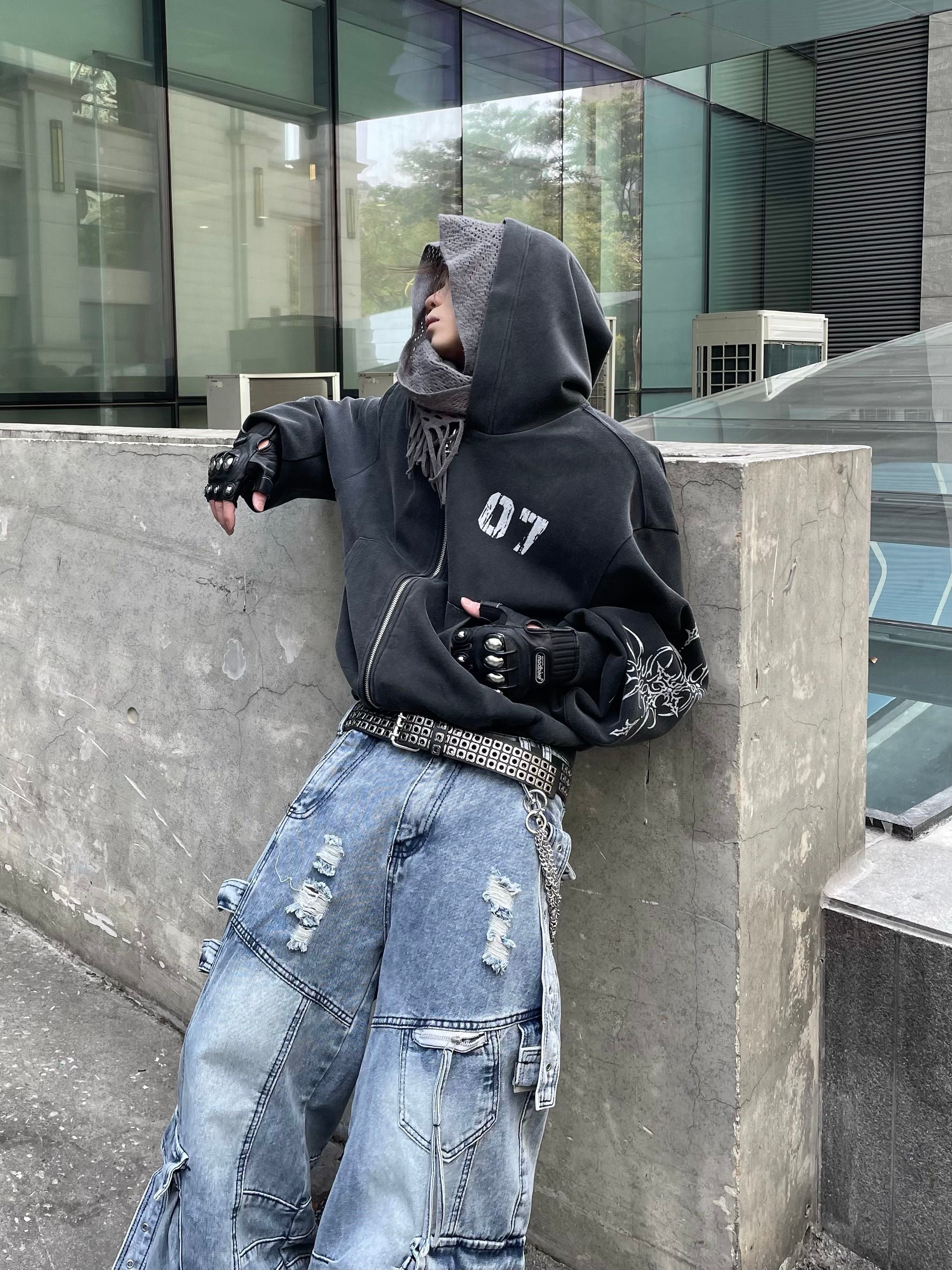 MODERN PRINTED HOODIE