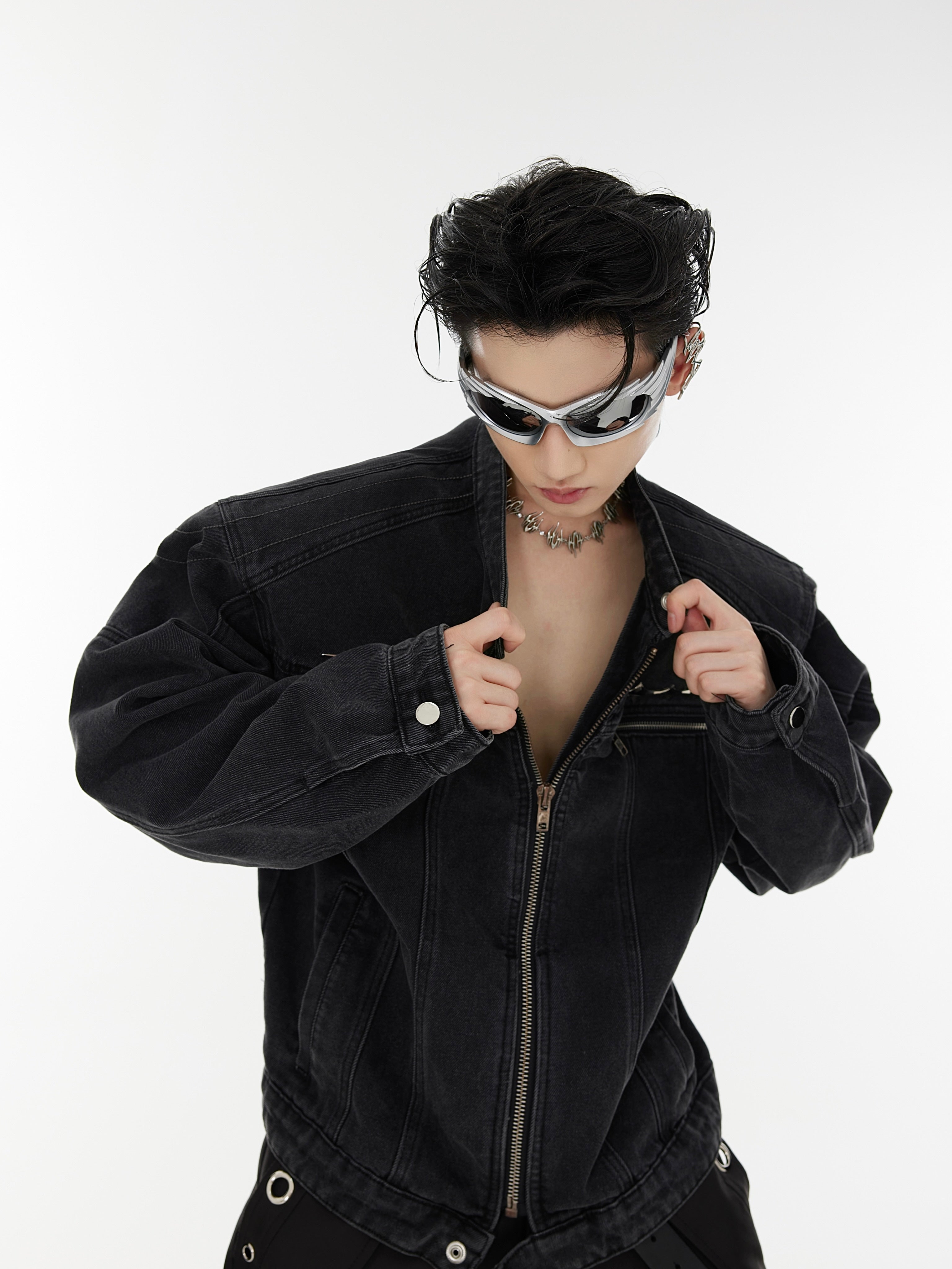 RETRO WASHED DENIM JACKET