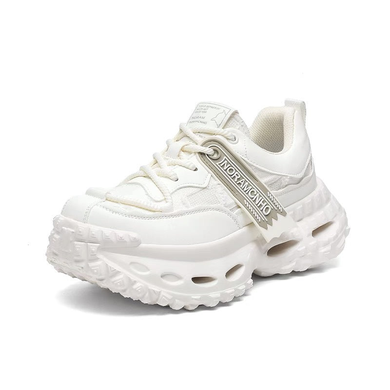 TEXTURED SPIKE SOLE TRAIL SNEAKERS