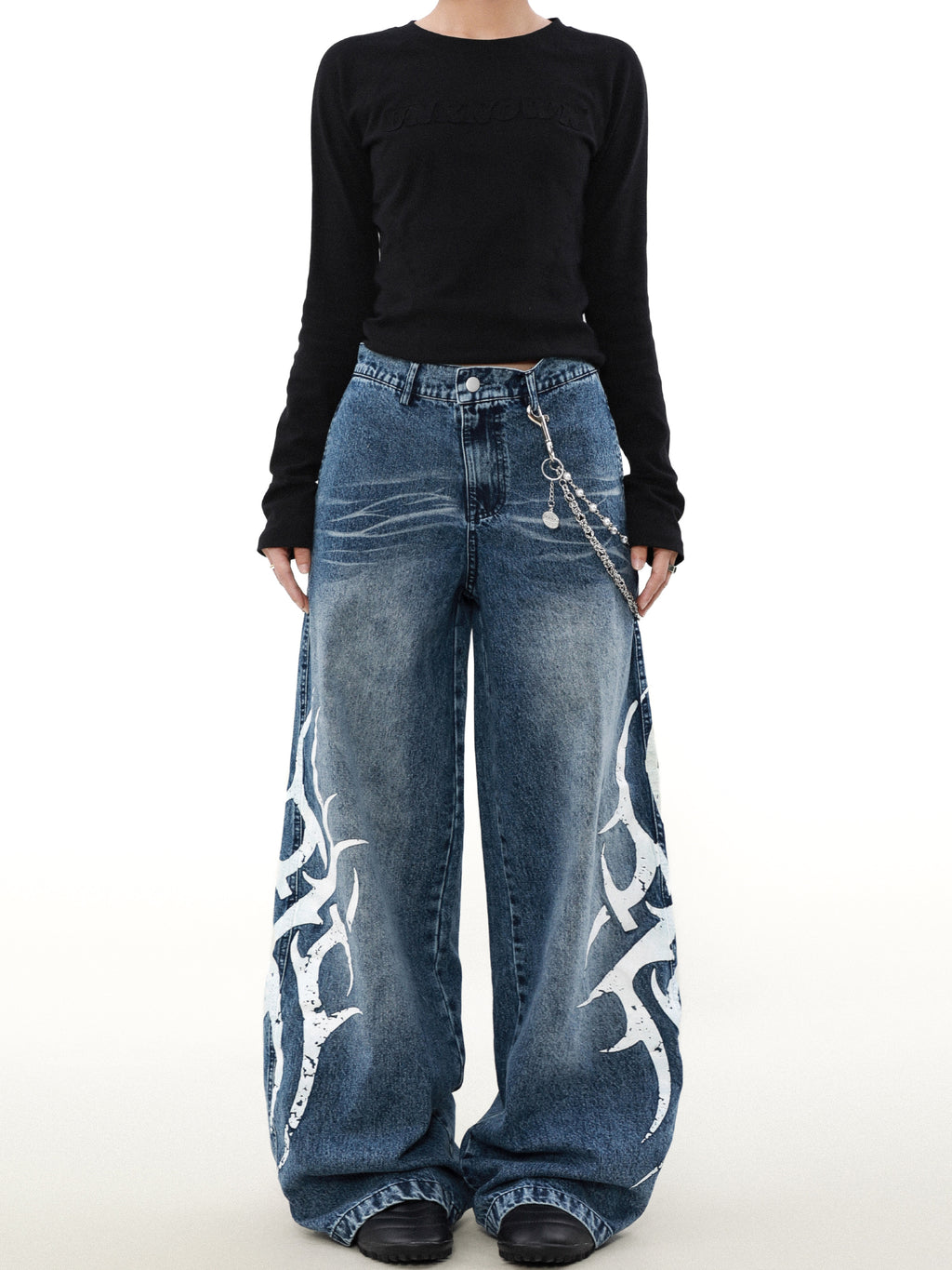 TRIBAL EDGE DENIM PANTS