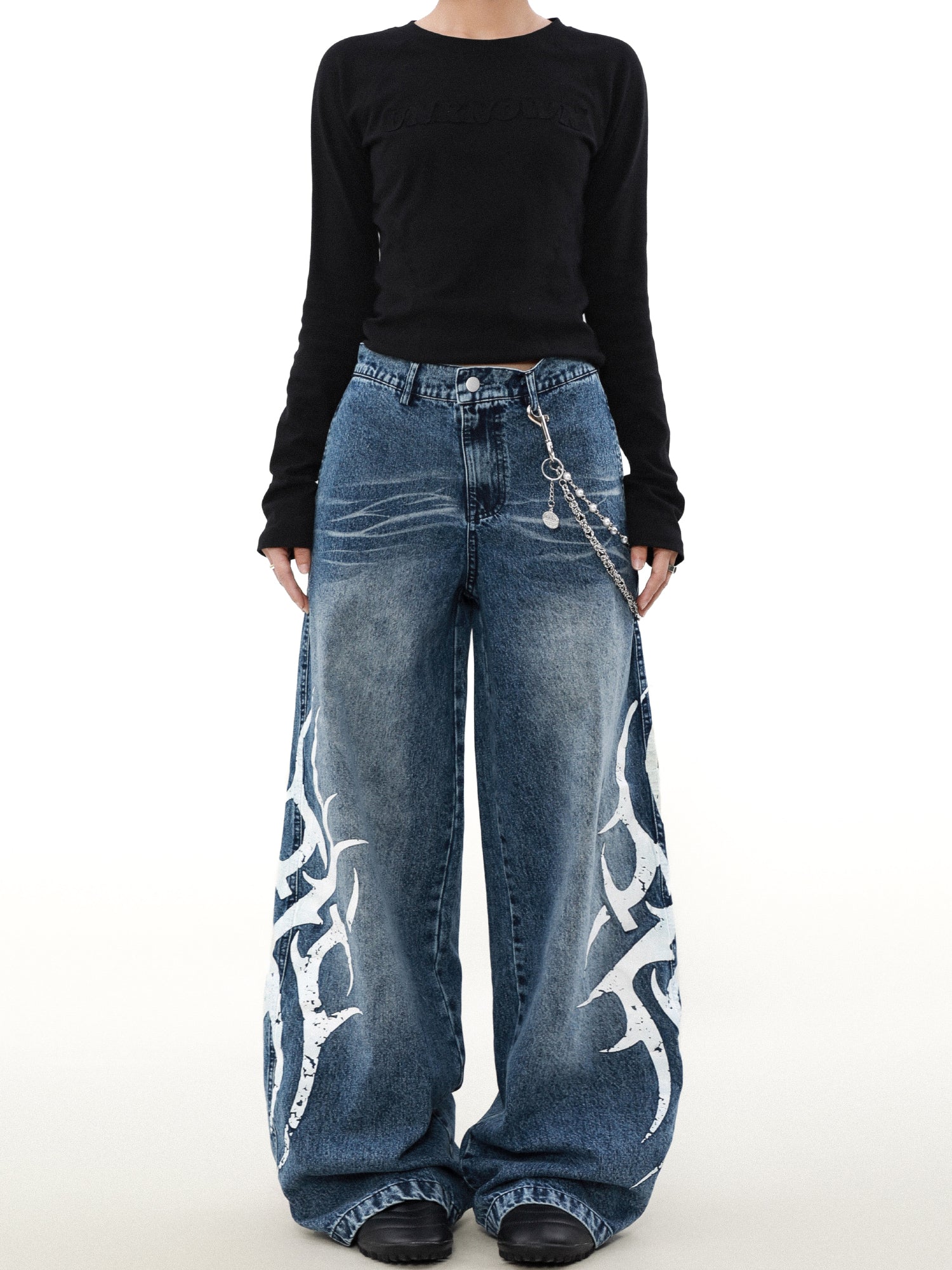 TRIBAL EDGE DENIM PANTS