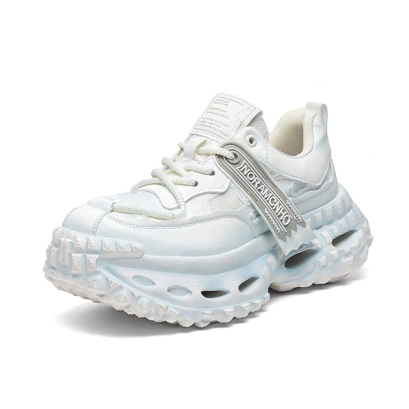 TEXTURED SPIKE SOLE TRAIL SNEAKERS