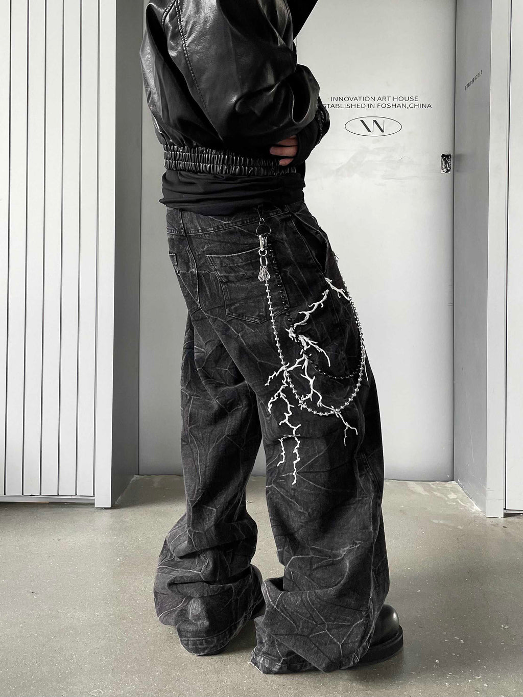 THUNDER BLACK DENIM PANTS