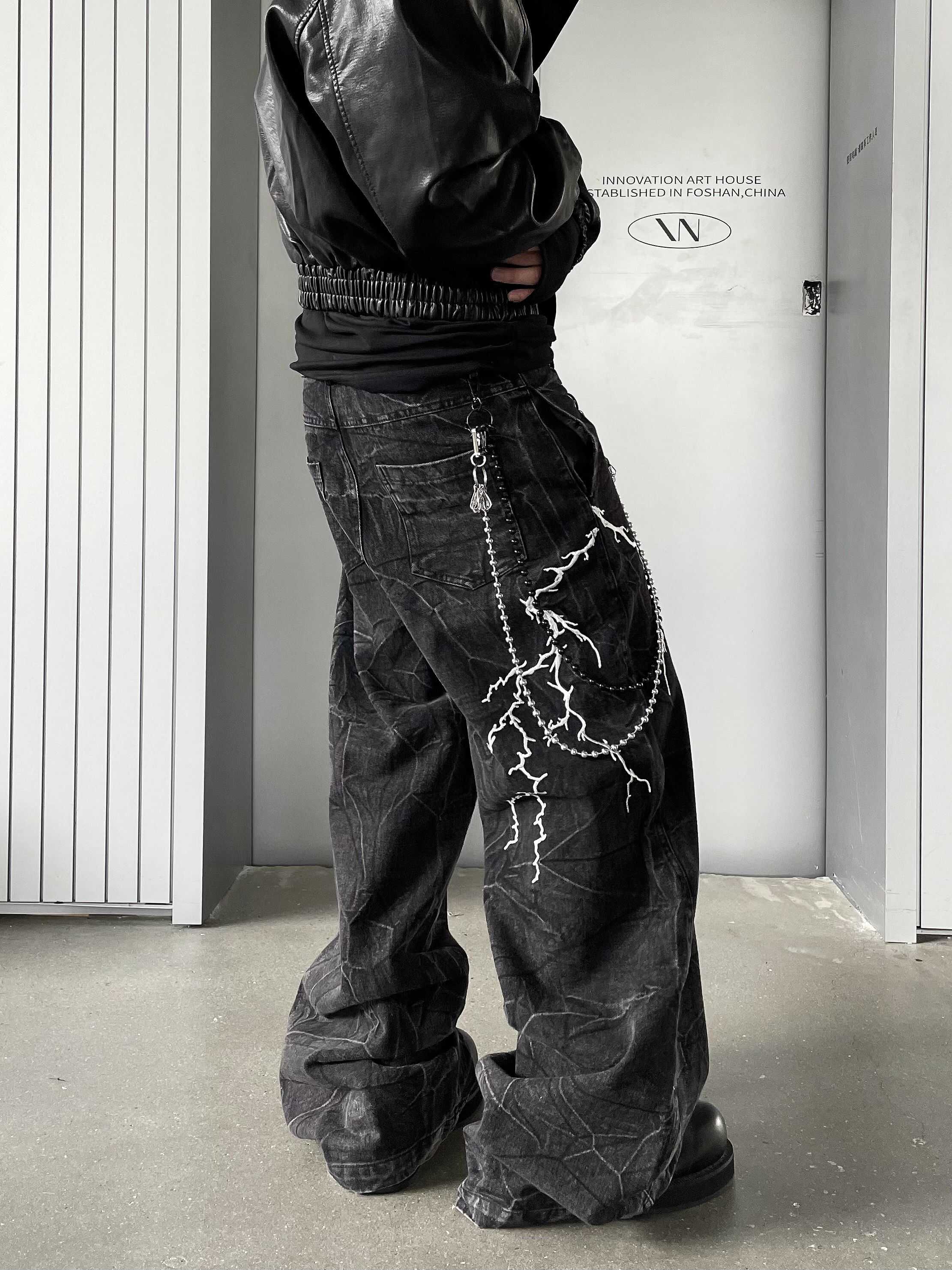 THUNDER BLACK DENIM PANTS