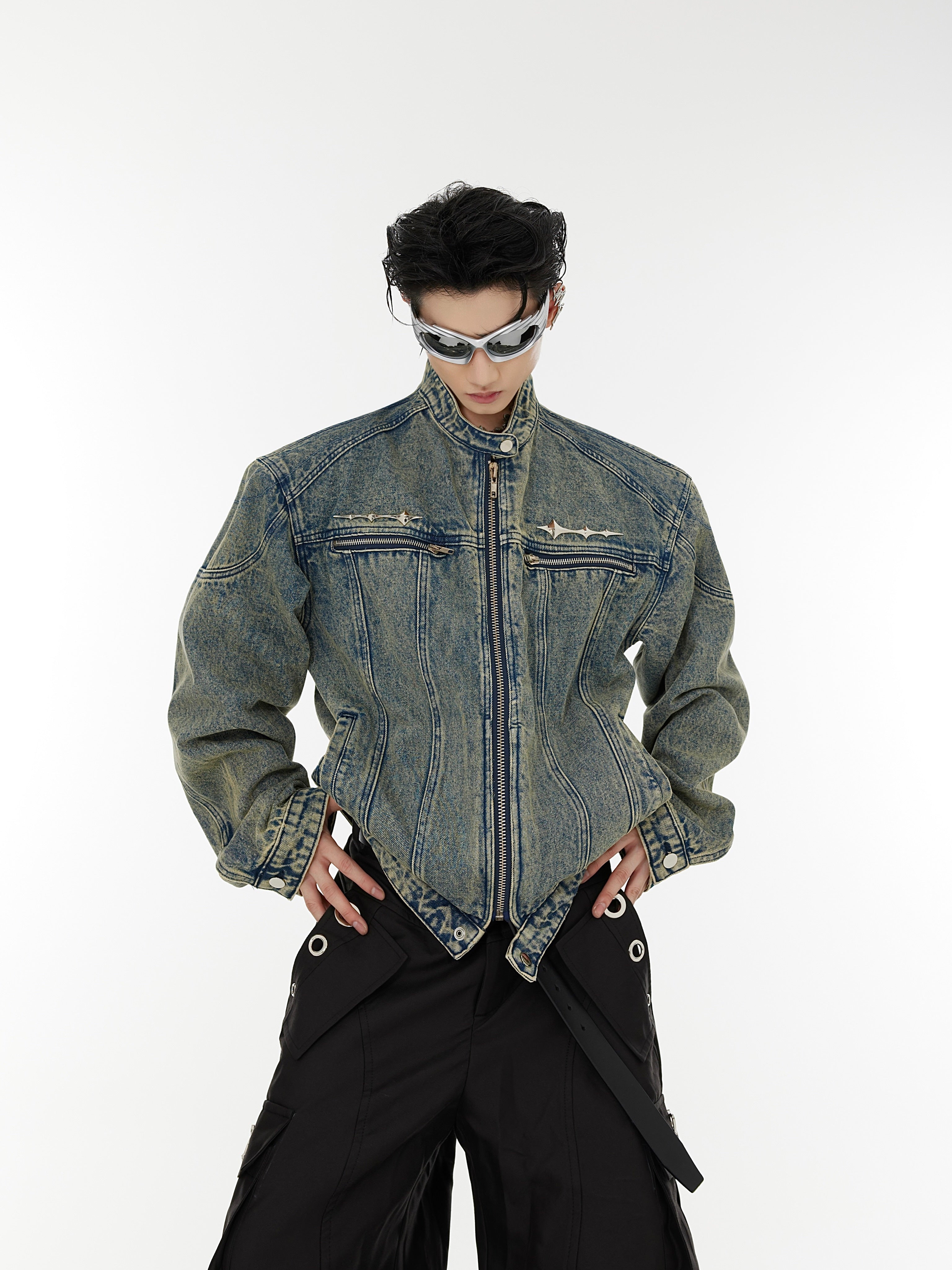 RETRO WASHED DENIM JACKET