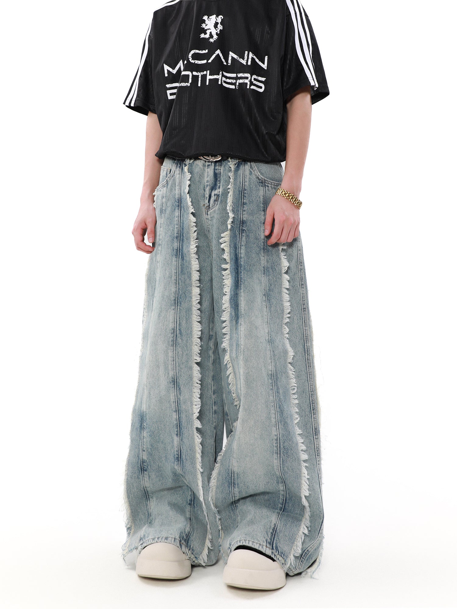 FARWIDED SLACKS DENIM