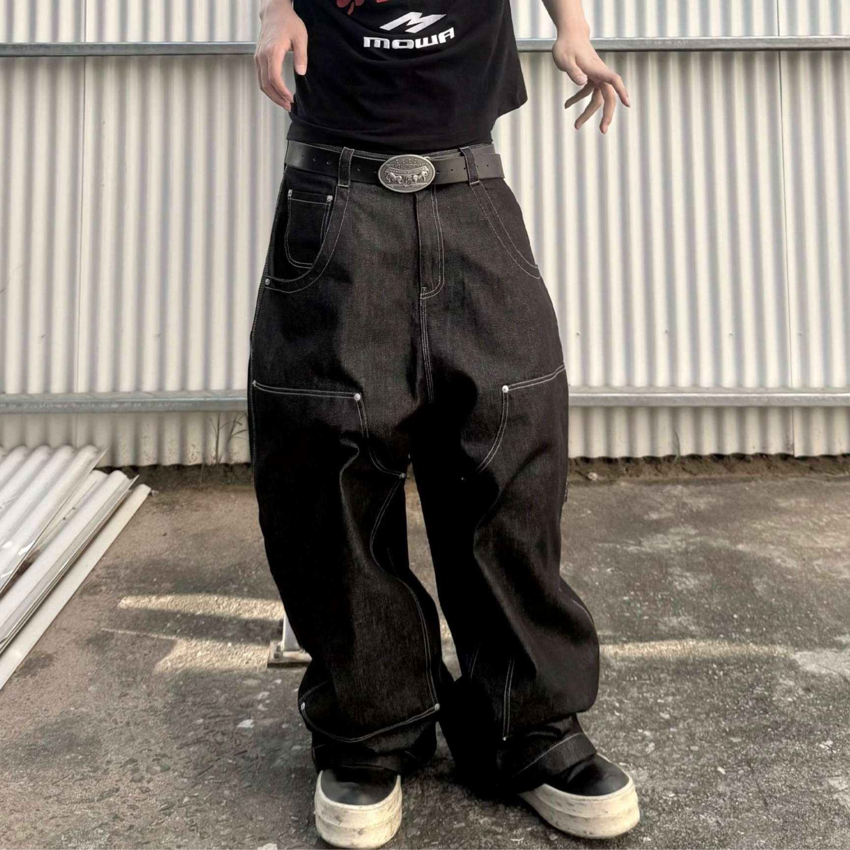 REGIT SUPER BAGGY DENIM