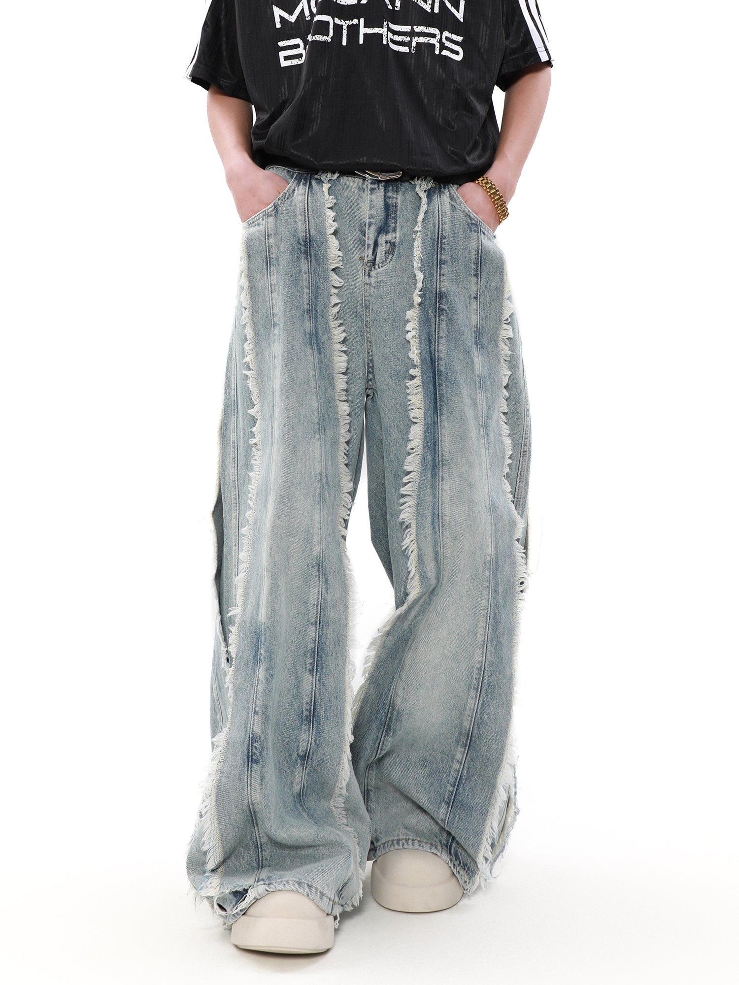 FARWIDED SLACKS DENIM