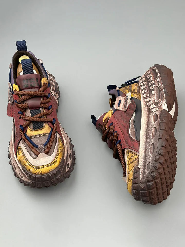 STITCHING LETTER PLATFFOM SNEAKER
