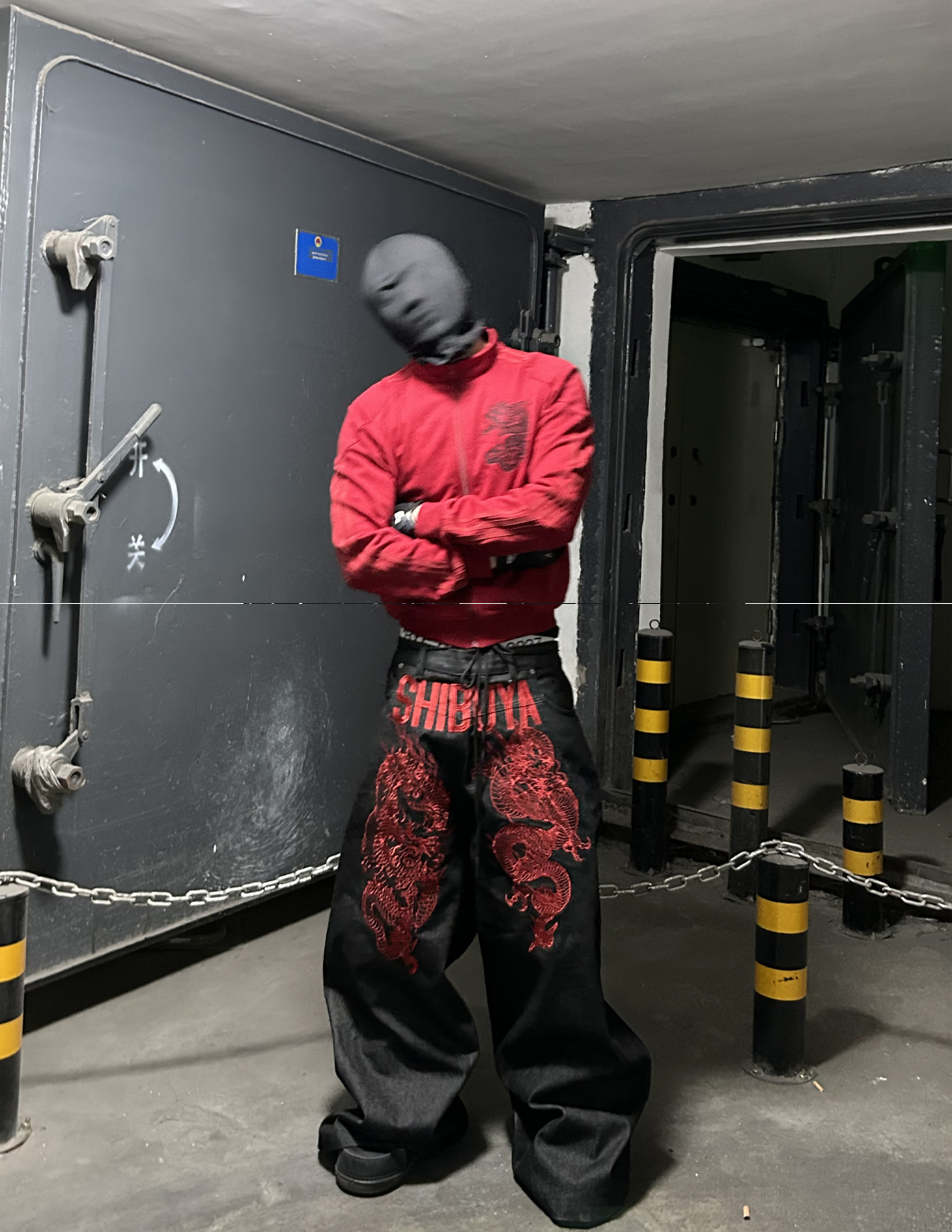 SCARLET BAGGY DENIM PANTS